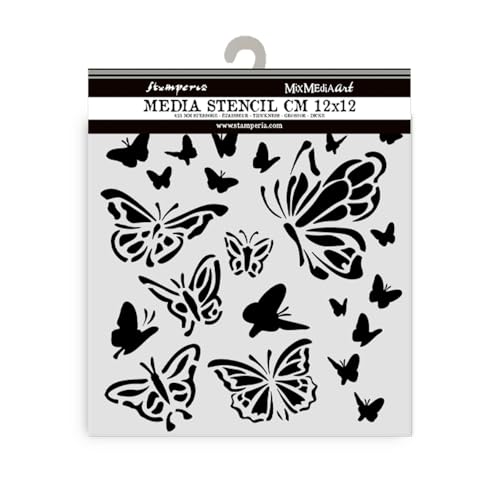 Stamperia - Thick Stencils For Scrapbooks, Albums, Cards, Bullet Journalling, And More, Flexible Material, Easy To Clean, Perfect For Hobbies, Crafts