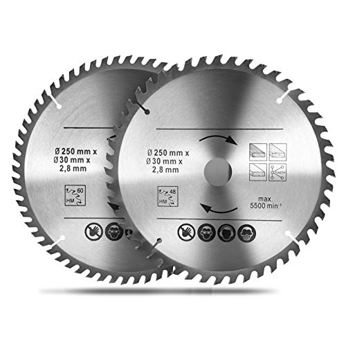 Lama Per Circolare, Lama Per Affettare Lama Per, Lama Per Circolare, Lama Per Circolare Lama Per Circolare 250Mm 48T E 60T Tct Alesaggio 30Mm