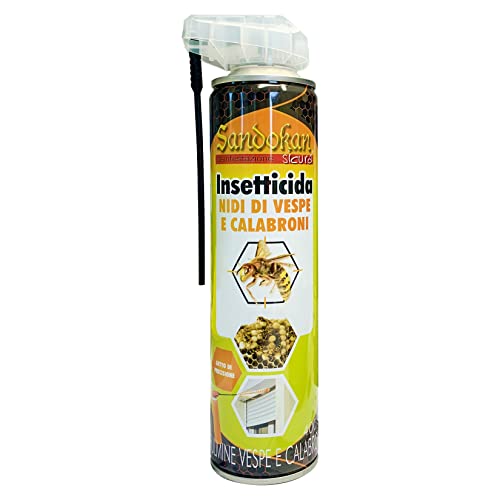Insetticida Nidi Di Vespe E Calabroni Con Getto Di Precisione Ml.400 Sandokan