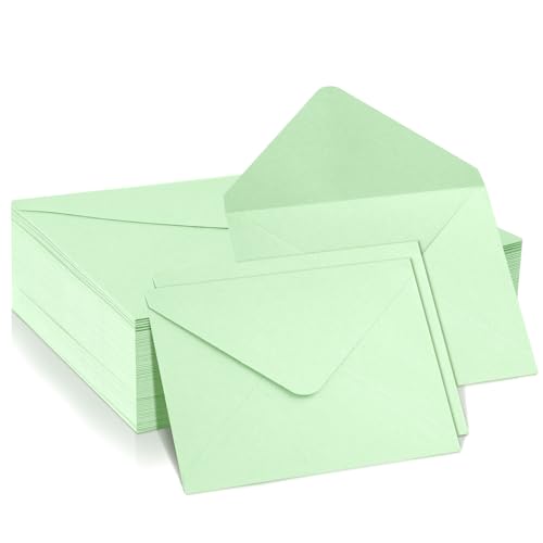 Romon Buste Di Carta, 50 Pezzi Kraft Busta 120 G/M² Biglietti Di Auguri Invito Biglietti Di Auguri Per Partecipazioni Matrimonio, Inviti Di Compleanno