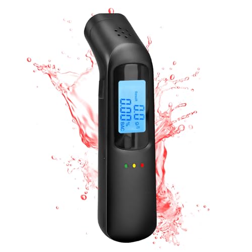 Reeye Etilometro Portatile Certificato, Etilometro Professionale Con Display Digitale Lcd E Chip Ad Alta Sensibilità, Alcool Test Portatile Per Test P