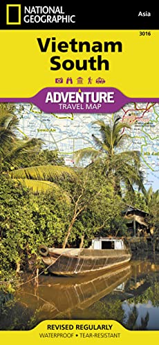 National Geographic Vietnam South Map: Travel Maps International Adventure Map