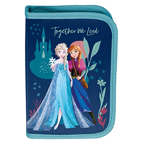 Paso Children'S Pencil Case 22 Pieces Frozen Blue, Blue, Pencil Case