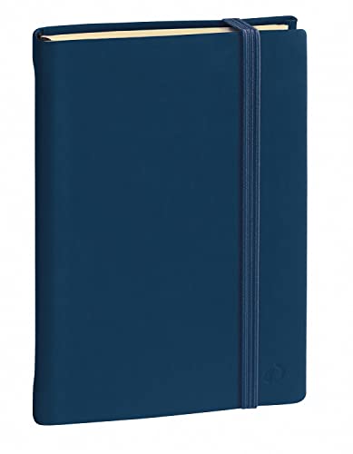 Quo Vadis 2371195Q Taccuino Silk Per Prendere Appunti Colore Blu Formato 16 X 24 Cm Carta Avorio Clairefontane 85 G 192 Pagine A Righe Tasca Portaogge