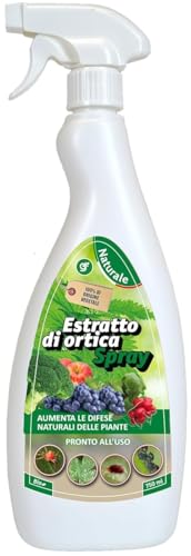 Insetticida Naturale Per Piante 750 Ml - A Base Di Estratto Biologico Di Ortica - Efficace Contro Cocciniglia, Afidi, Ragnetto Rosso E Pidocchi - Spra