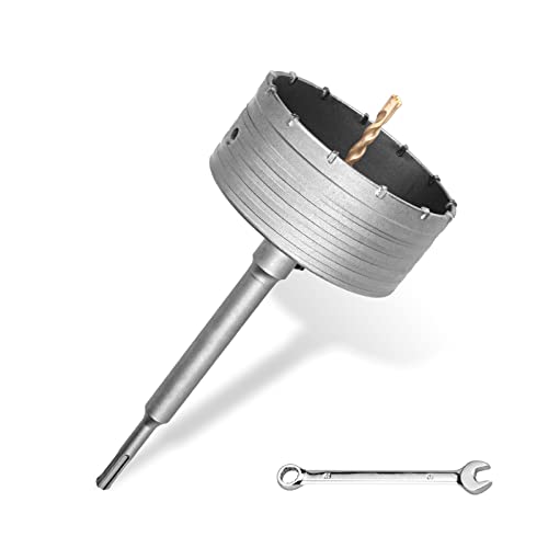 Set Di Punte Per Trapano Sds Plus, Diametro 125 Mm, Filettatura M22, Sds Plus, Adattatore 220 Mm E Punta Di Centraggio 8X110 Mm, Pietra Artificiale, M