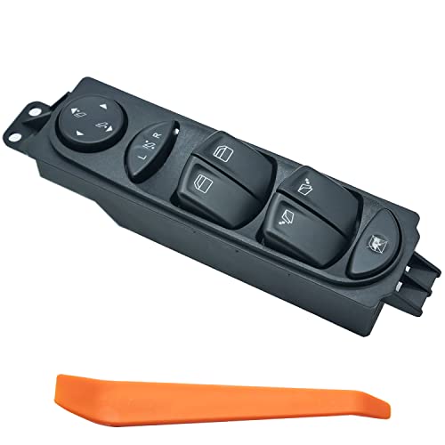 Zealfix Interruttore Alzacristalli Elettrico, Pulsantiera Finestra A6395451313 6395451313 Per Benz Viano Vito W639
