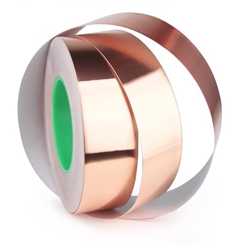 Y-Nut Nastro Di Rame 20 M X 20 Mm, Nastro Di Schermatura In Rame, Autoadesivo