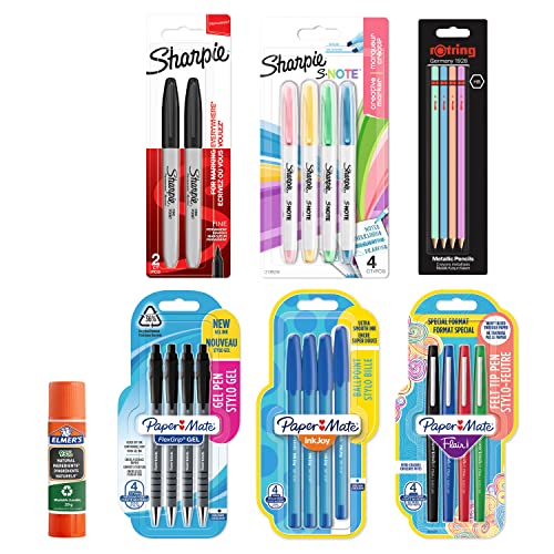 Paper Mate, Sharpie, Rotring E Elmer'S Materiale Di Cancelleria | Penne A Sfera, Penne Gel, Pennarelli, Evidenziatori, Matite Hb E Colla Stick | Perfe