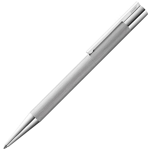 Lamy 1228073 Scala Brushed 251 - Penna A Sfera Con Meccanismo A Pressione, Argento