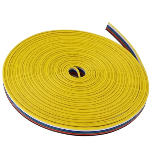 Cavo Di Estensione 6Pin 6Wire Cord 20M 22 Awg Hookup Elettrico 22 Gauge 65.6Ft6Colore 6Filo Incagliato Cavo Di Rame Stagnato Per Strisce Led Ws2812B W