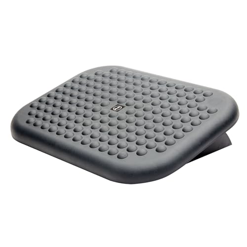 Fellowes - Poggiapiedi Regolabile Everyday Per Scrivania, Per Casa E Ufficio, Nero - Amazon Exclusive