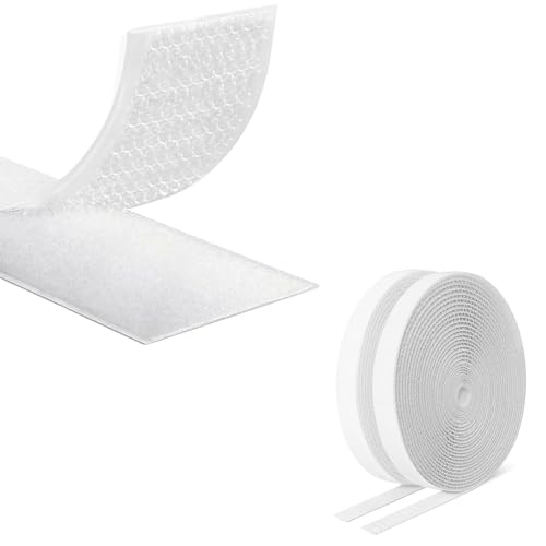Kulamo Autoadesivo Nastro Adesivo - 12M X 20Mm, Extra Forte Biadesivo, Strisce Laccio Adesivo, Adatto Per Finestre Cornici Foto Zanzariere Tappetini A