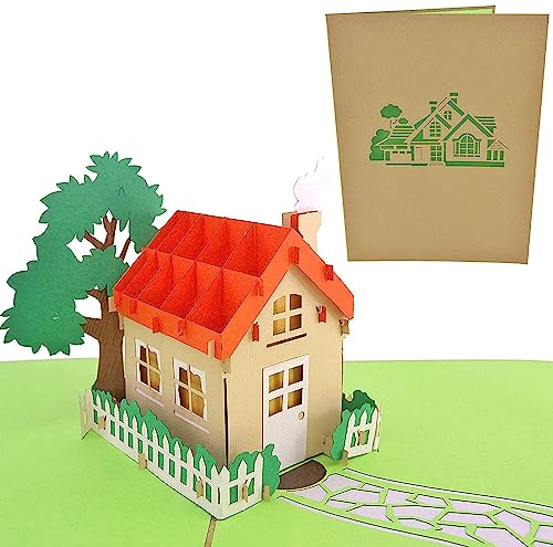 Poplife Cards Famiglia Casa 3D Casa Pop-Up Biglietto Di Auguri - Tutte Le Occasioni