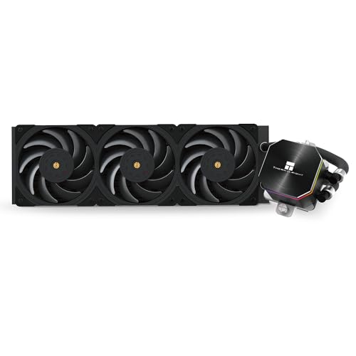 Thermalright Frozen Edge 360 Black - Refrigeratore D'Acqua Liquido Cpu Con Ventola Pwm Da 120 Mm, Dissipatore Di Calore Ad Acqua Integrato Per Amd/Am4