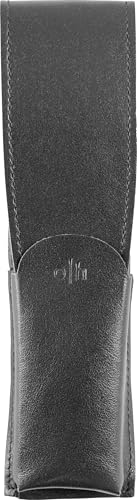 Otto Hutt 989512 - Custodia In Pelle Color Antracite Per Riporre E Proteggere Gli Strumenti Di Scrittura, Adatta Per 2 Penne, Dimensioni: 16 X 4,5 Cm,