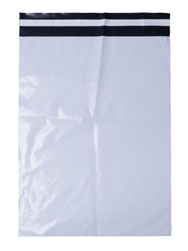 Office Products - Buste Per Spedizioni In Plastica, Confezione Da 50 Pezzi, In Pellicola Ldpe, 80 X 55 X 5 Cm, Colore: Bianco