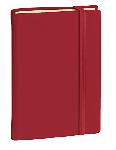 Quo Vadis 2371191Q Taccuino Silk Per Prendere Appunti Colore Bordeaux Formato 10X15 Cm Carta Avorio Clairefontane 85 G, 192 Pagine A Righe Tasca Porta