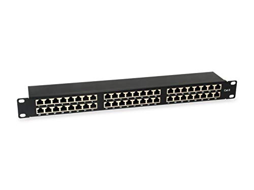 Equip Patch Panel 48X Rj45 Cat6 19 "1U Gris