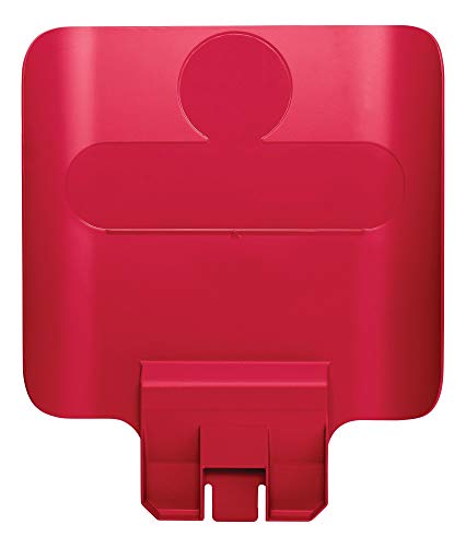 Rubbermaid Commercial Products Slim Jim Recycling Station Billboard Rosso 2007905