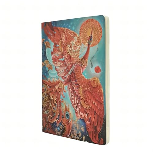 Paperblanks Firebird A4 Unlined Softcover Cahier Journals, 80Pg, 100Gsm By (Birds Of Happiness)
