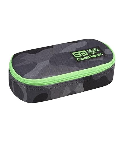 Coolpack 90438Cp, Astuccio Campus Camo Green Neon, Multicolor