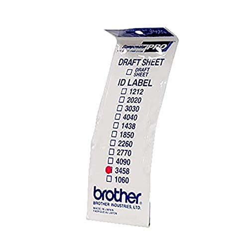 Brother Id3458 Etichette Dimensione 34X58 Mm - Confezione Da 12