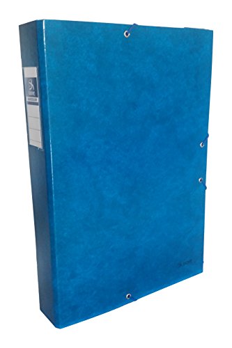 Dohe - Scatola Porta Progetti, Dorso 5 Cm. Blu