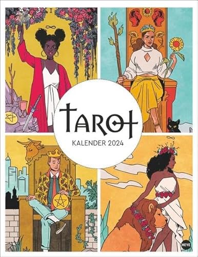 Calendario Dei Tarocchi 2024. Le Carte Dei Tarocchi Rider Waite Reinterpretate Nel Modern Witch Tarocchi: Calendario Da Parete Con Spiegazione Dei Sim
