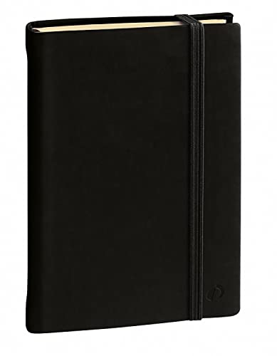 Quo Vadis 2371197Q Taccuino Silk Per Prendere Appunti Colore Nero Formato 16 X 24 Cm Carta Avorio Clairefontane 85 G 192 Pagine A Righe Tasca Portaogg