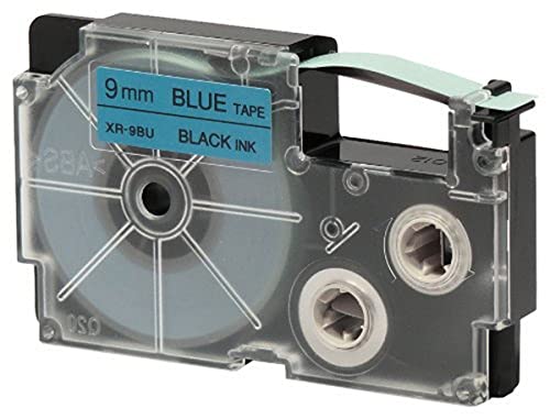 Casio - Nastro Casio 9Mm X 8Mt Nero Su Blu