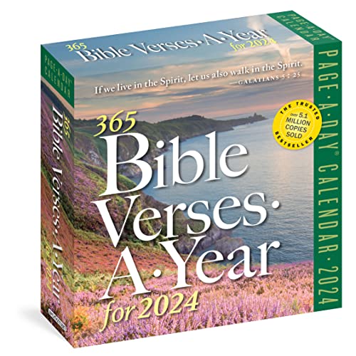 365 Bible Verses-A-Year 2024 Calendar: Timeless Words From The Bible To Guide, Comfort, And Inspire
