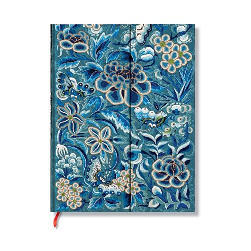 Paperblanks | Salice Blu | Celebrazione Dell'Hanfu | Diari A Copertina Rigida | Ultra | Bianco | Chiusura Magnetica | 144 Pg | 120 Gsm