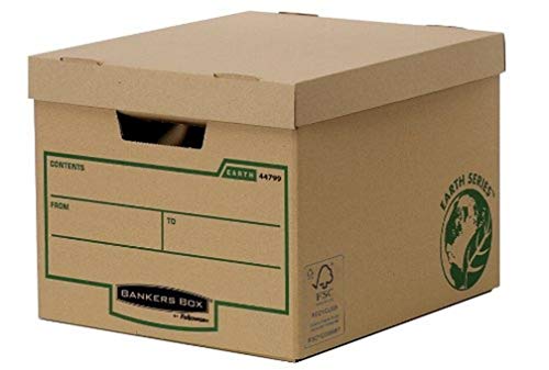 Bankers Box Earth Series Scatola Extra Robusta, Set Da 10 Pezzi