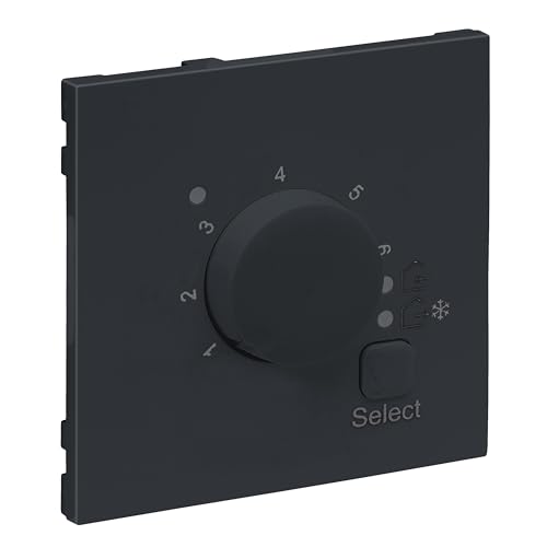Legrand, Seano 765451 - Copertura Per Termostato Elettronico Per Ambienti, Colore: Antracite Laccato