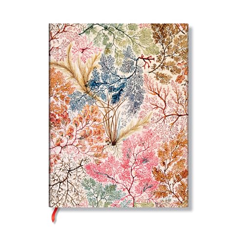 Paperblanks | Anemone | William Kilburn | Flexi A Copertina Morbida | Ultra | Bianco | Chiusura Con Fascia Elastica | 176 Pg | 100 Gsm
