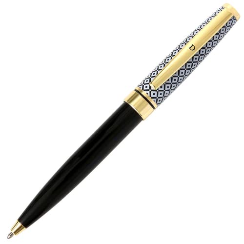 Penna Personalizzata Iniziale Black & Gold - D - Draeger