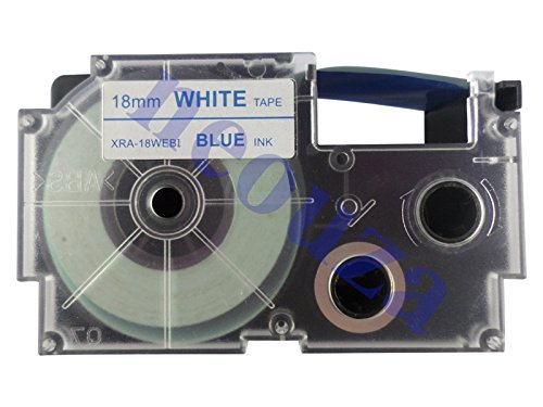 Casio Europe Xr-18Web1 Nastro 18 Mm Blu Su Bianco