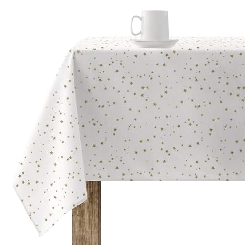 Mantel Resinado Antimanchas Modelo Stars Gold