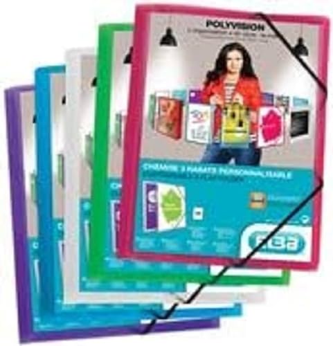 Elba Polyvision Cartella Di File Elasticizzato, 1 Pezzo, Colori Assortiti