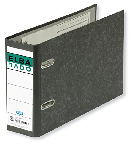 Elba Ordner Rado - Din A5 Quer, Rückenbreite: 75 Mm, Schwarz