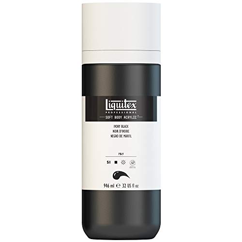 Liquitex Professional Soft Body, 1946244 - Colore Acrilico, 946 Ml, Nero