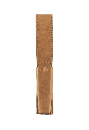 Otto Hutt 989507 - Custodia In Pelle Per Riporre E Proteggere Gli Strumenti Di Scrittura, 16 X 3 Cm, Colore: Naturale