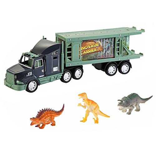 Camión Jaula Dinosaurios Fricción 43 Cm 2 Modelos Surtidos