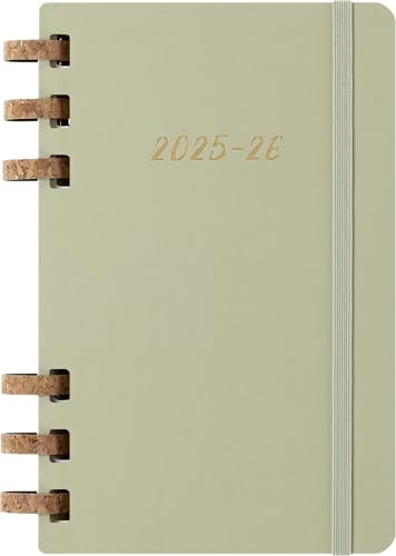 Moleskine Student Life Planner 2025-26, Agenda Settimanale E Mensile Spiral 12 Mesi Con Copertina Morbida, Colore Crush Kiwi, Formato Large 15 X 21 Cm