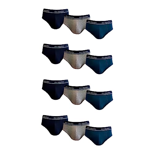 Pack 12 Slips Caballero Surtido Marino/Gris/Azul Verdoso