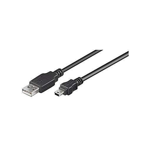 Goobay 45740 Cavo Usb 2.0 Ad Alta Velocità, Nero, 1 M Lunghezza Del Cavo