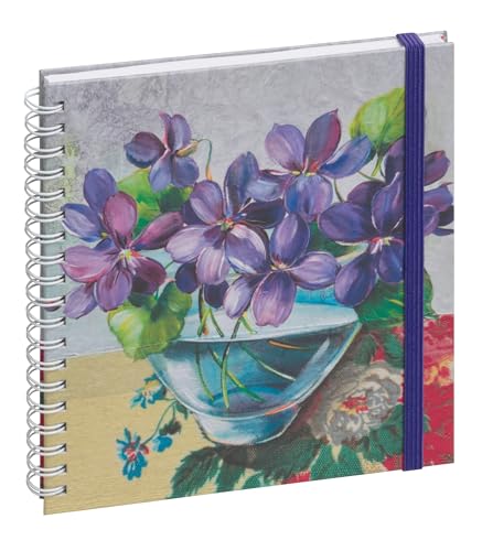 Exacompta - 1805036E - Agenda Settimanale Da Ufficio Lady 18S A Spirale Sophie Adde, 15 X 17 Cm, Da Gennaio A Dicembre 2025 - Visual Violettes
