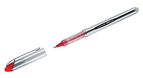 Uni-Ball 146721 - Penna Roller Uni-Ball Vision Elite, 0,4 Mm, Tecnologia Airplane Safe, Rosso