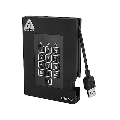 Apricorn Aegis - Lucchetto Fortress A25-3Pl256-S1000F - Disco A Stato Solido, 1 Tb, Usb 3.0